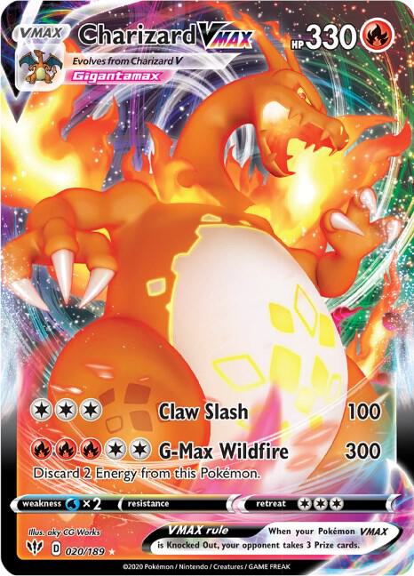 Charizard VMAX - Darkness Ablaze (020/189)