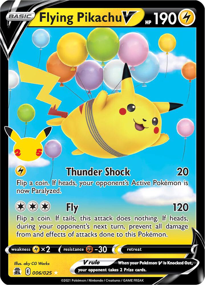 Flying Pikachu V - Celebrations (006/025)