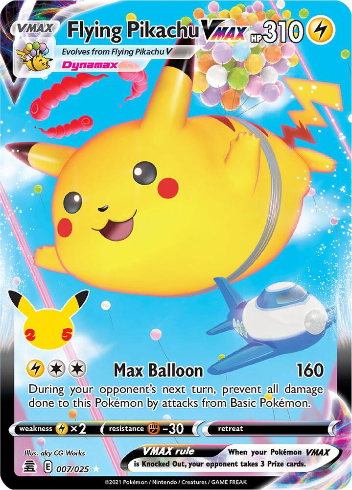 Flying Pikachu VMAX - Celebrations (007/025)