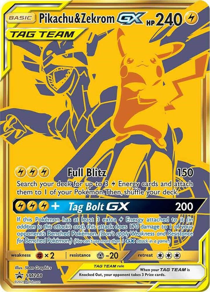 Pikachu & Zekrom GX - SM Promos (SM248)