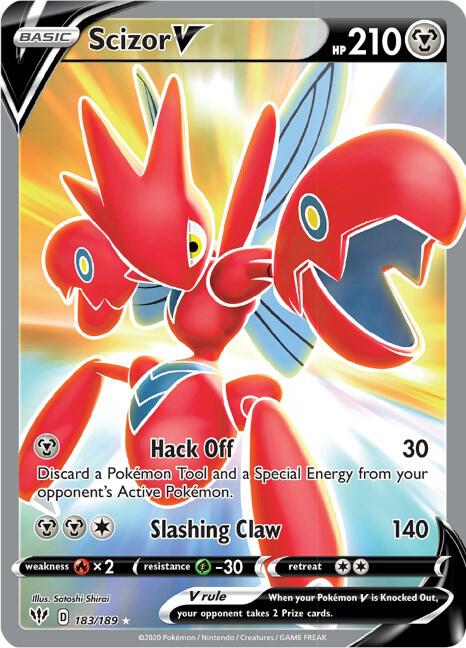 Scizor V - Darkness Ablaze (183/189)