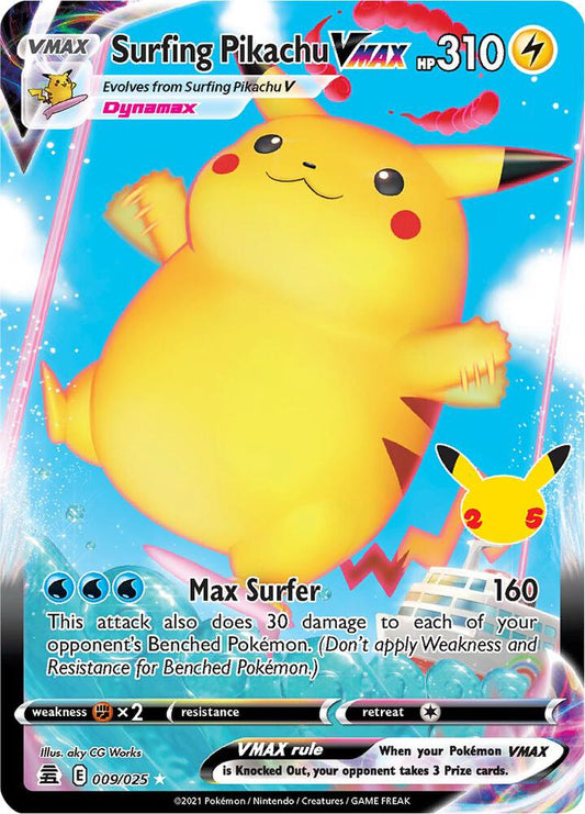 Surfing Pikachu VMAX - Celebrations (009/025)